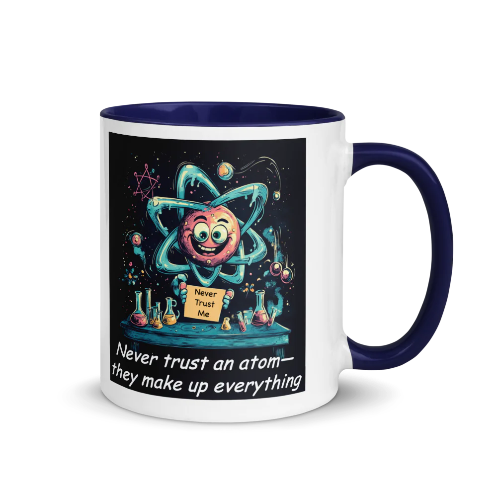 Science is Fun - White Ceramic Mug with Color Inside