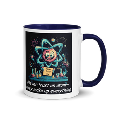 Science is Fun - White Ceramic Mug with Color Inside