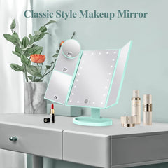 Makeup Lighted Mirror, 2X 3X 10X Magnification