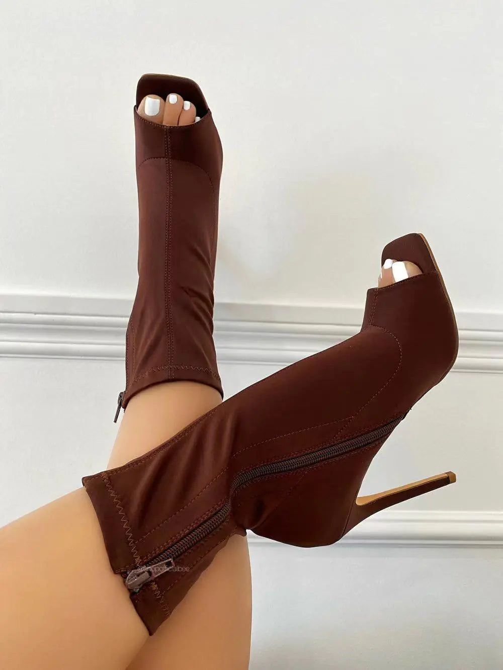 Fashion Solid Color Stiletto Low Top Women's Boots