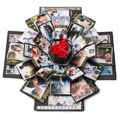 Hexagon Multi-Layer Photo Album Box