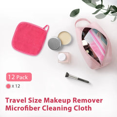 Reusable Makeup Removing Microfiber Cloth for Sensitive skin - pack of 12