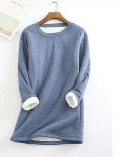 Lamb Velvet Long-Sleeve T-Shirt
