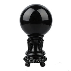 Obsidian Stone Crystal Ball Home Decoration