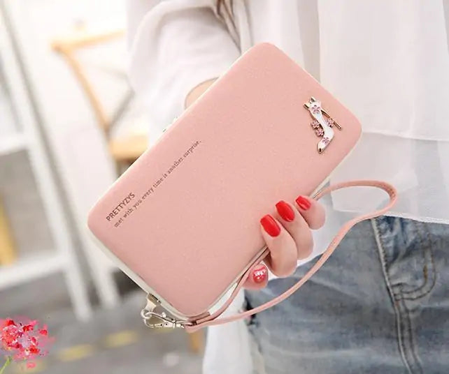 Pink Luxury Leather Wallet