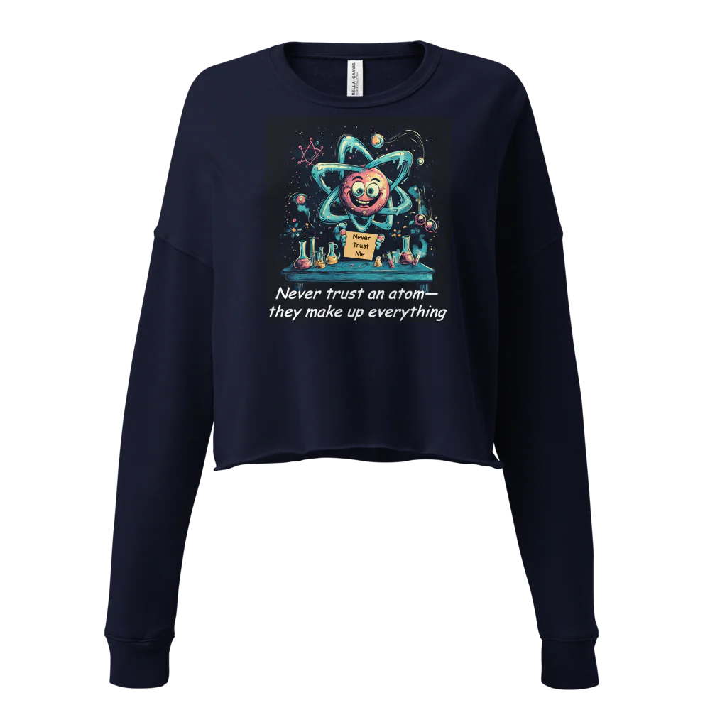 Science is Fun Women's Cropped Sweatshirt - 1