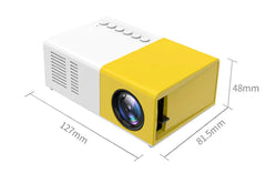 Mini HD LED Projector – Portable Home Cinema with USB & AV Input