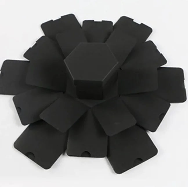 Hexagon Multi-Layer Photo Album Box