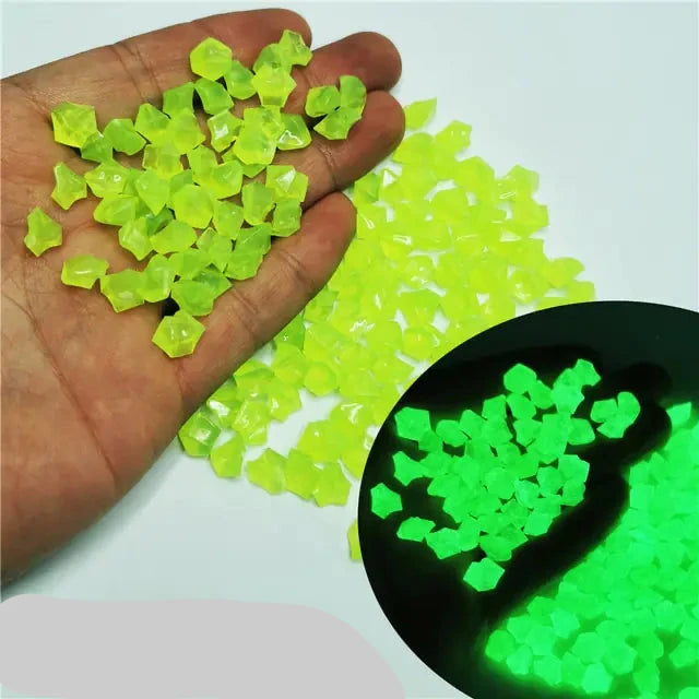 Garden Decoration Pebbles Luminous Stone Glow In Dark
