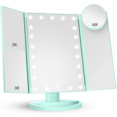 Makeup Lighted Mirror, 2X 3X 10X Magnification