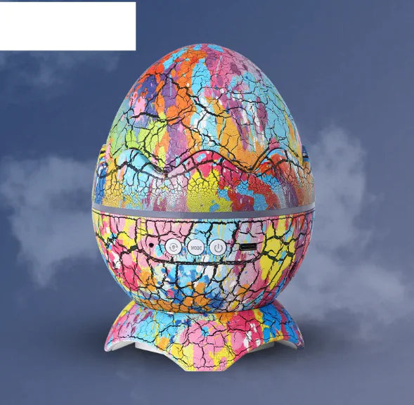 Crack Translucent Dinosaur Egg Bluetooth Speaker Water Ripple Starlight