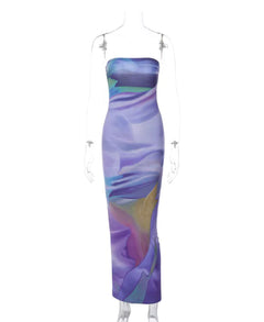 Floral Spaghetti Strap Maxi Dress β Slim Fit Summer Dress
