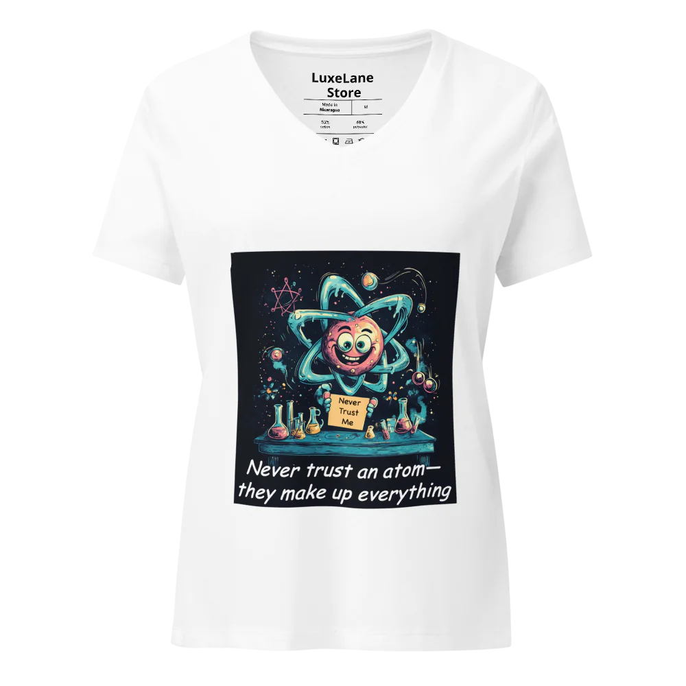 Science is Fun Women's Relaxed V-Neck T-Shirt - 1