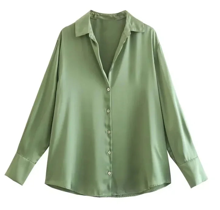 Silk Satin Blouse