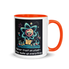 Science is Fun - White Ceramic Mug with Color Inside