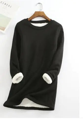Lamb Velvet Long-Sleeve T-Shirt