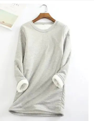 Lamb Velvet Long-Sleeve T-Shirt