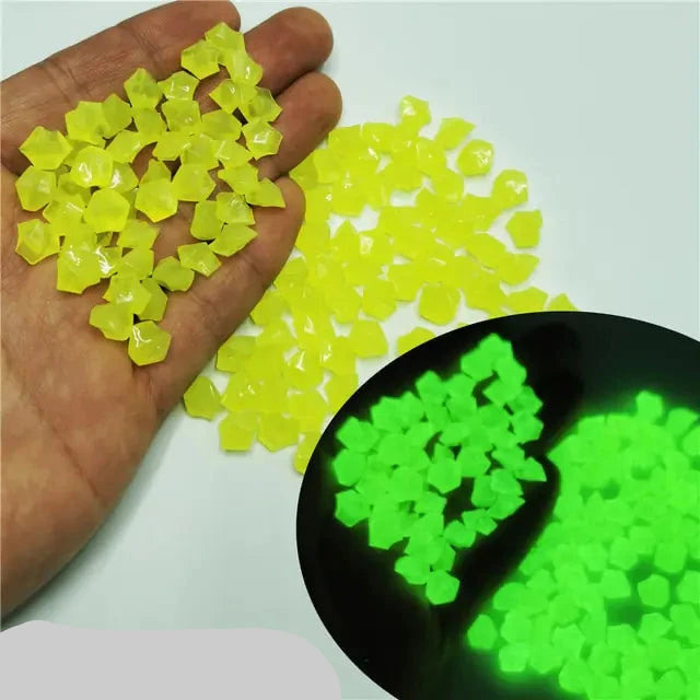 Garden Decoration Pebbles Luminous Stone Glow In Dark