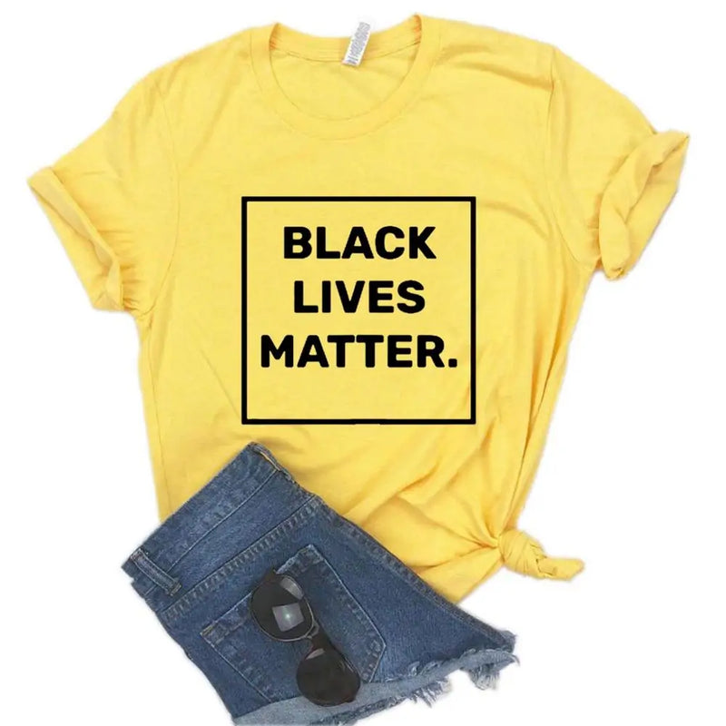 Black Lives Matter Women's Cotton T-Shirt