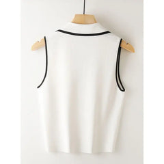 Minimalist Sleeveless Shirt