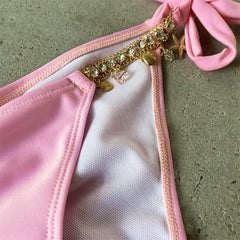 Bikini Set with Rhinestones