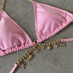 Bikini Set with Rhinestones