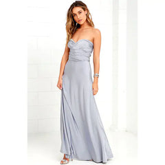 Versatile Wrap Maxi Dress for Women – Elegant Convertible Styling