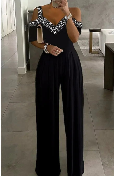 Off-Shoulder Jumpsuit for Women