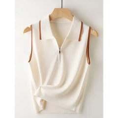 Minimalist Sleeveless Shirt