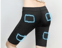 EMS Microcurrent Training Shorts – Rechargeable Muscle Stimulation Fitness Pants