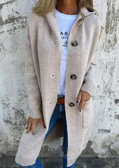 Karin Women's Knitted Hooded Cardigan