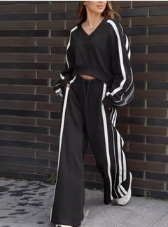 Casual Long Sleeve and Pants Set