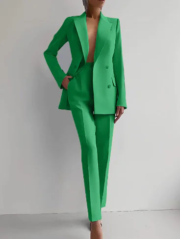 Colorful Women’s Suit Set – Tailored Blazer & Pants