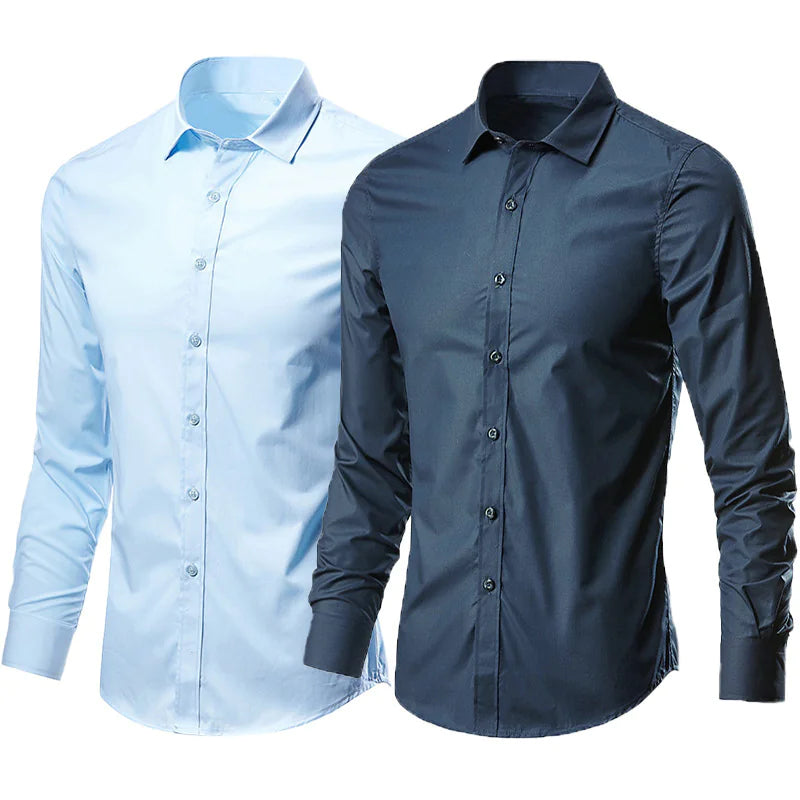 Men's Casual Long Sleeve Dress Shirt