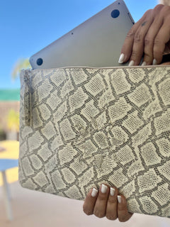 Classy Pro Leather Laptop Sleeve | Chic & Protective