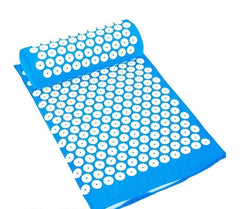 Blue Yoga Mat with press points