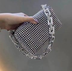 Diamond Metal Clutch