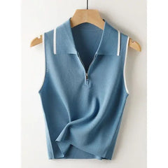 Minimalist Sleeveless Shirt