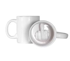 Middle Finger Surprise Mug – Funny Ceramic Prank Coffee Cup