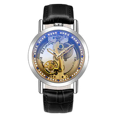 Trendy Men's Hollow Automatic Mechanical Watch