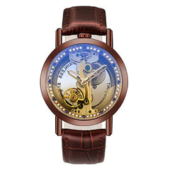 Trendy Men's Hollow Automatic Mechanical Watch