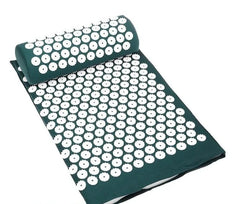 Green Yoga Mat with press points