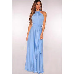 Versatile Wrap Maxi Dress for Women – Elegant Convertible Styling