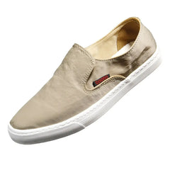 Breathable Lightweight Men's Canvas Slip-On Shoes
