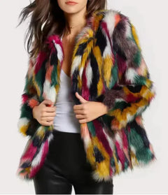 Color Fur Coat
