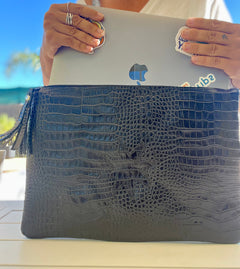 Classy Pro Leather Laptop Sleeve | Chic & Protective