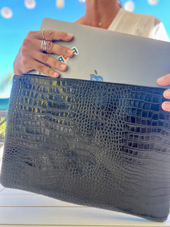 Classy Pro Leather Laptop Sleeve | Chic & Protective