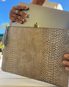 Classy Pro Leather Laptop Sleeve | Chic & Protective