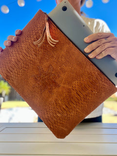 Classy Pro Leather Laptop Sleeve | Chic & Protective