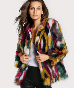 Color Fur Coat
